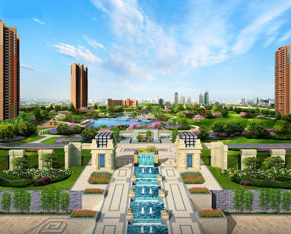 恒大書香門第實景圖