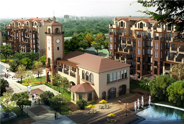 中冶·大學里四期雅境鳥瞰圖