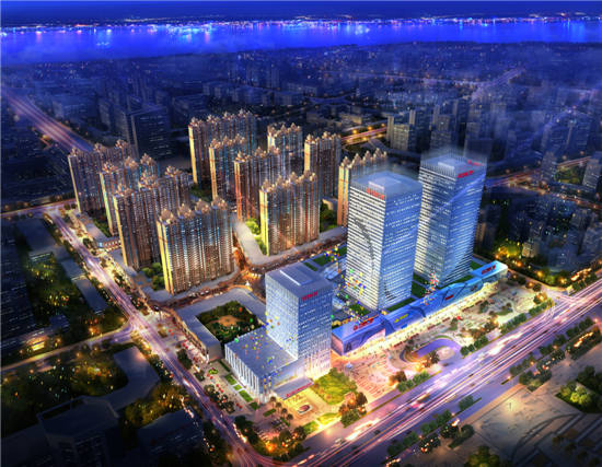 湘潭萬達廣場鳥瞰圖