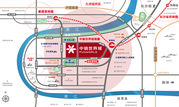 中駿世界城位置圖